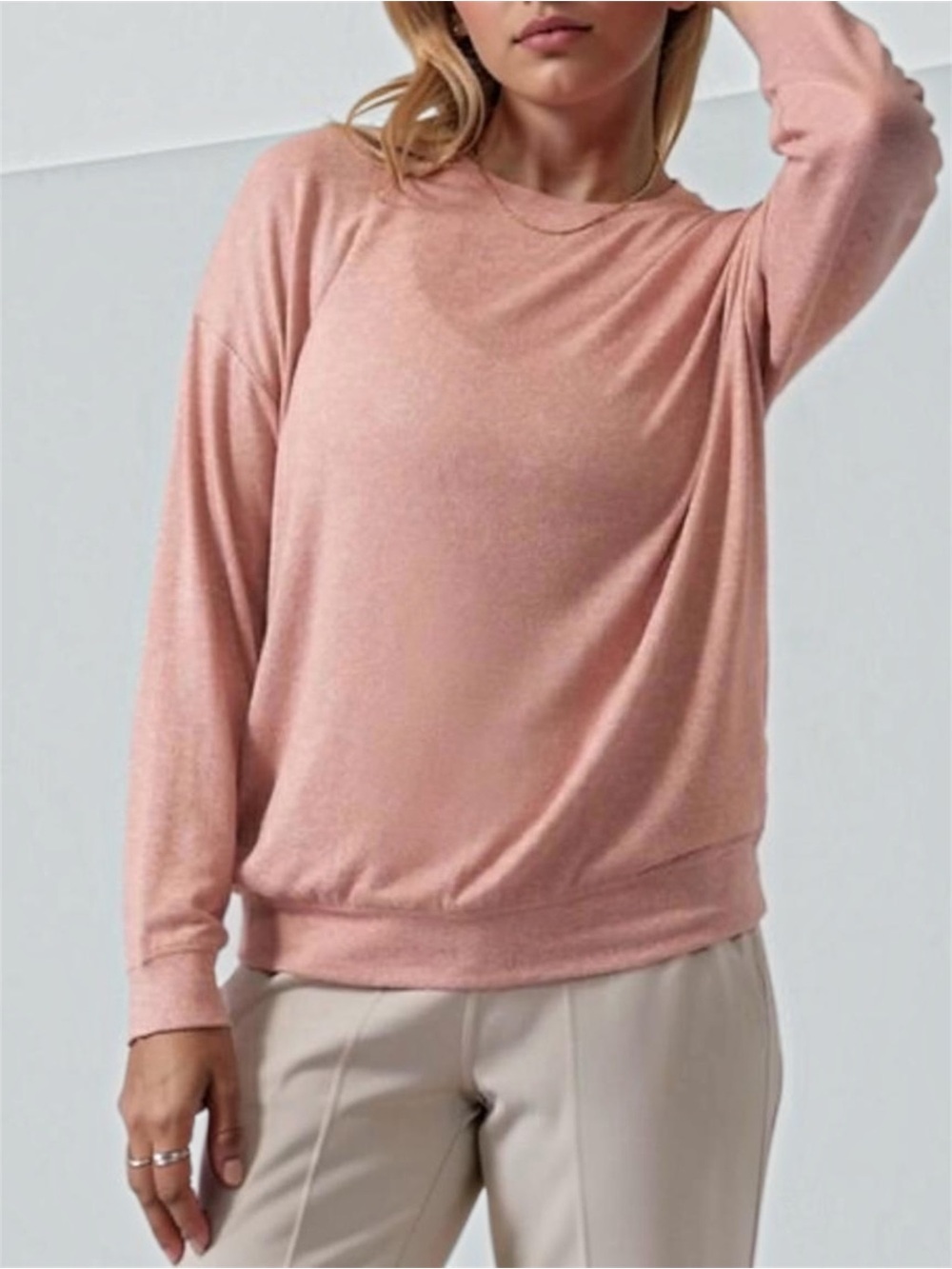 Athleta Mindful Pullover in Palermo Pink (Dusty Pink) Size XXS (Runs Big)